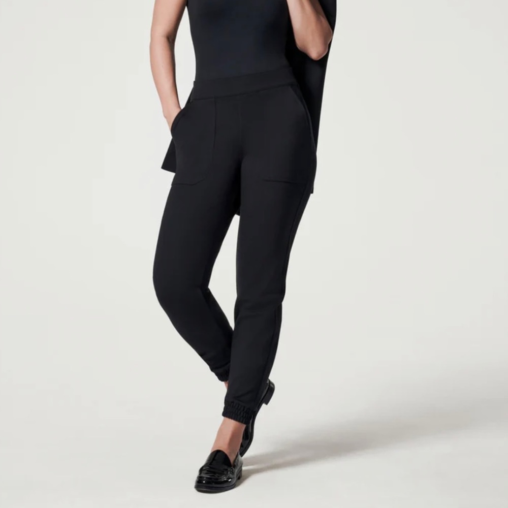 Spanx The Perfect Pant Jogger ~ Black, Women’s Medium